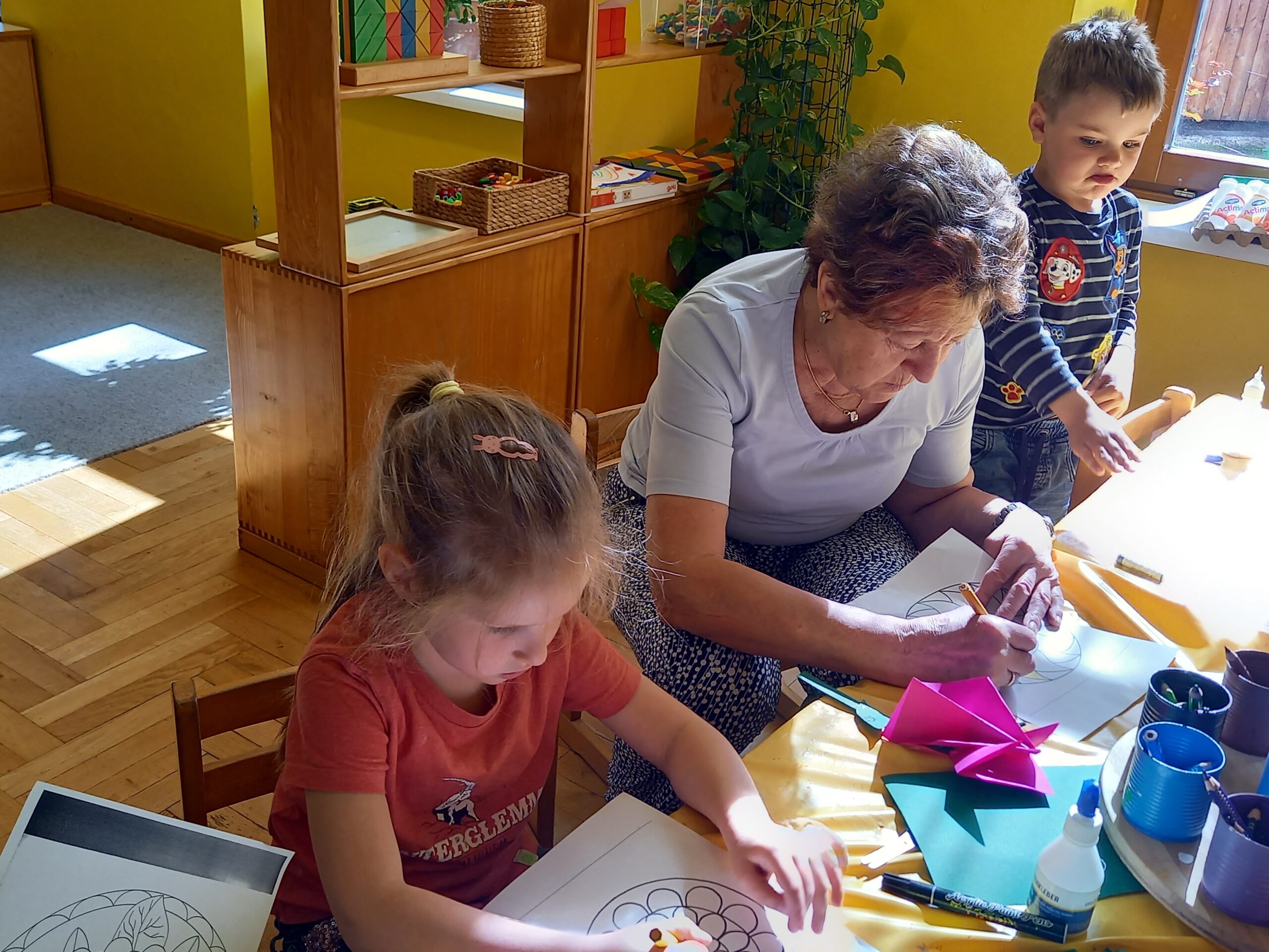 Zusammentreffen mit älteren Gemeindebewohnern